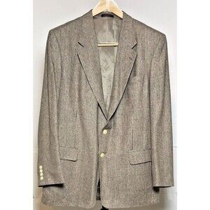 Saville Row mens 100% silk blazer approx 44R luxury preppy